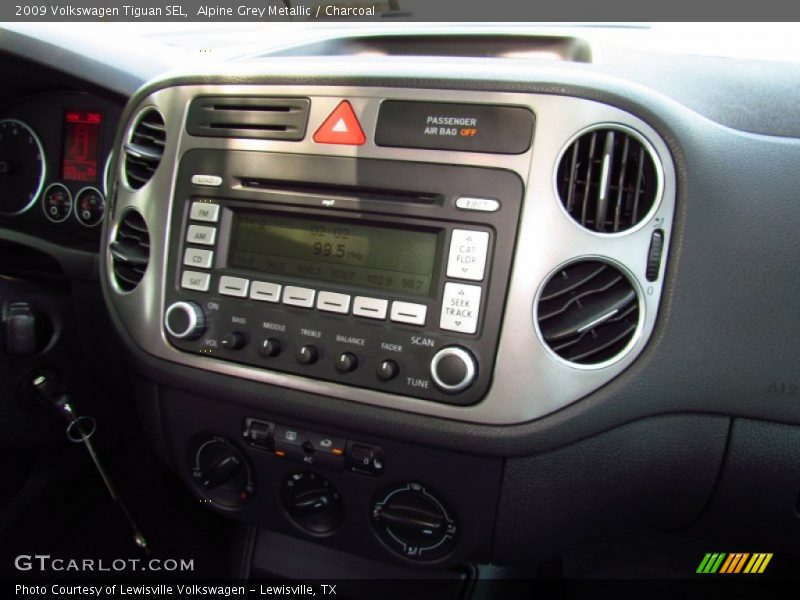 Alpine Grey Metallic / Charcoal 2009 Volkswagen Tiguan SEL