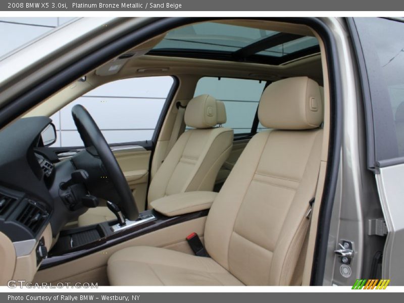 Platinum Bronze Metallic / Sand Beige 2008 BMW X5 3.0si