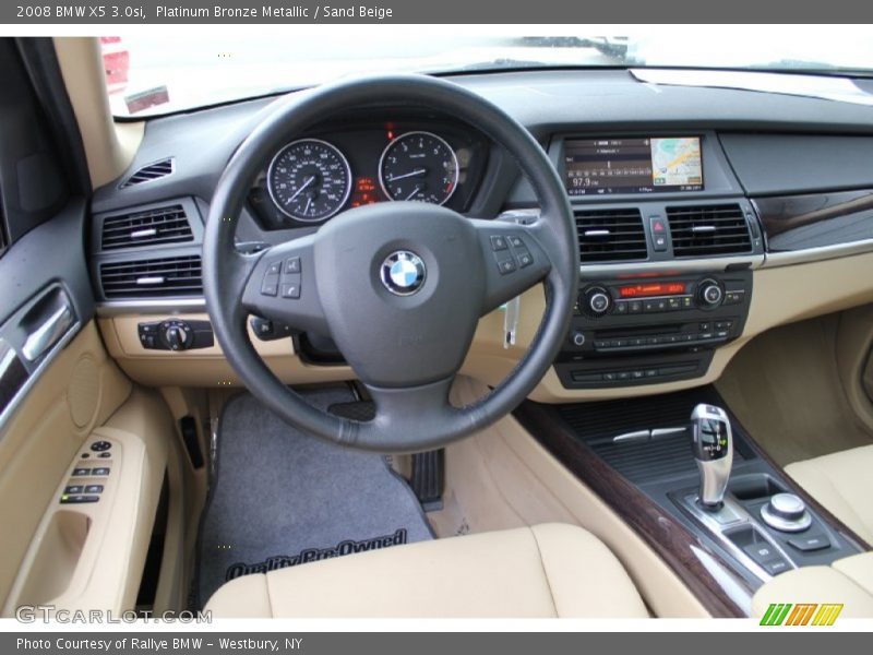 Platinum Bronze Metallic / Sand Beige 2008 BMW X5 3.0si