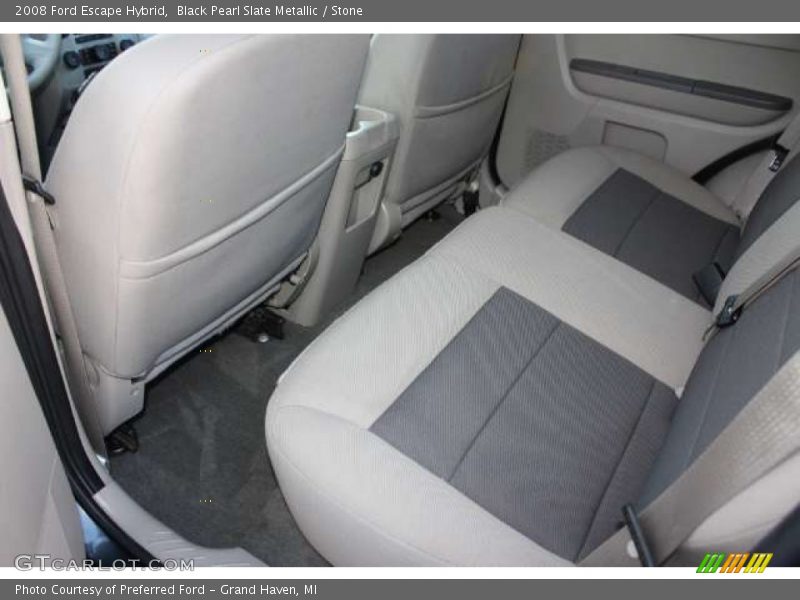 Black Pearl Slate Metallic / Stone 2008 Ford Escape Hybrid