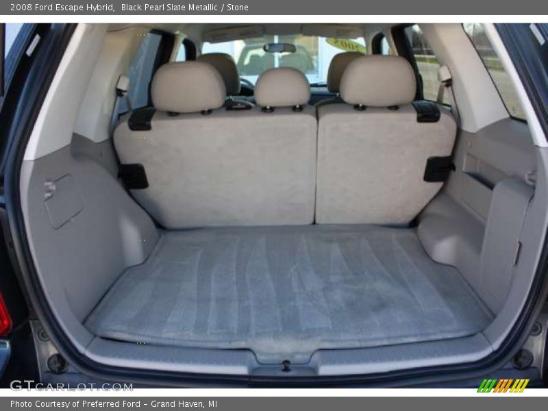 Black Pearl Slate Metallic / Stone 2008 Ford Escape Hybrid