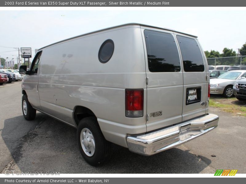 Silver Birch Metallic / Medium Flint 2003 Ford E Series Van E350 Super Duty XLT Passenger