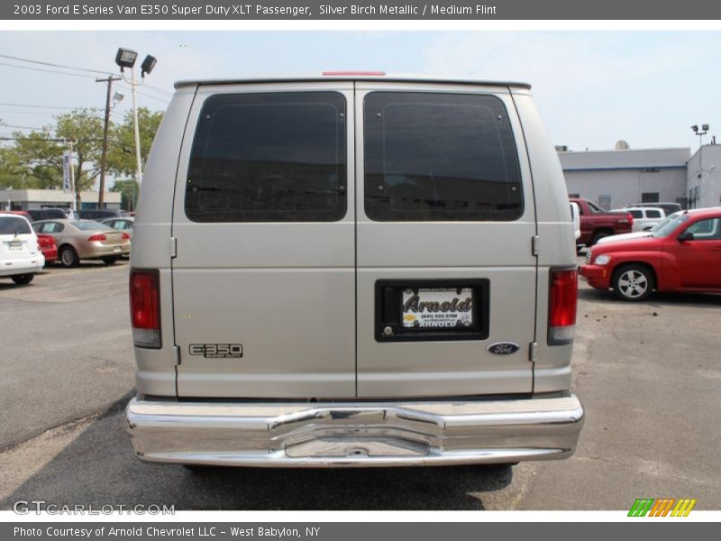 Silver Birch Metallic / Medium Flint 2003 Ford E Series Van E350 Super Duty XLT Passenger