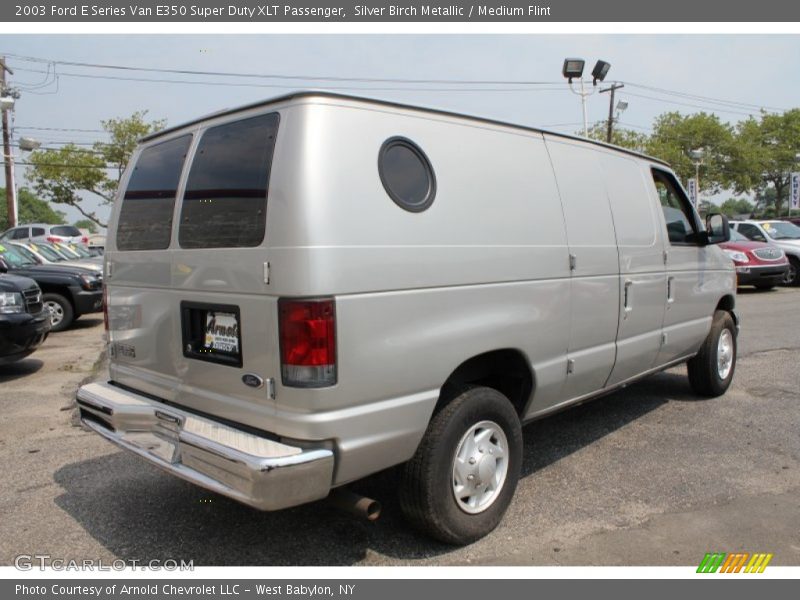 Silver Birch Metallic / Medium Flint 2003 Ford E Series Van E350 Super Duty XLT Passenger