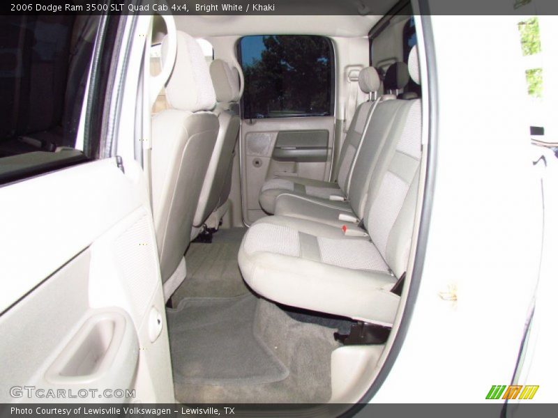Bright White / Khaki 2006 Dodge Ram 3500 SLT Quad Cab 4x4