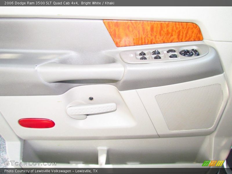Bright White / Khaki 2006 Dodge Ram 3500 SLT Quad Cab 4x4