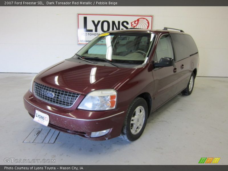 Dark Toreador Red Metallic / Pebble Beige 2007 Ford Freestar SEL
