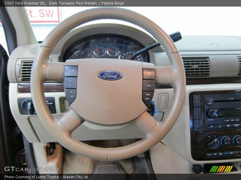 Dark Toreador Red Metallic / Pebble Beige 2007 Ford Freestar SEL