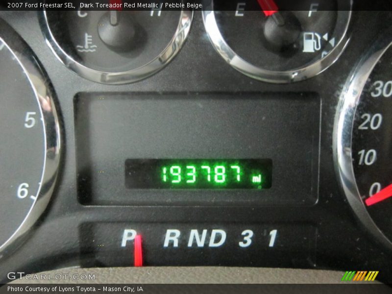 Dark Toreador Red Metallic / Pebble Beige 2007 Ford Freestar SEL