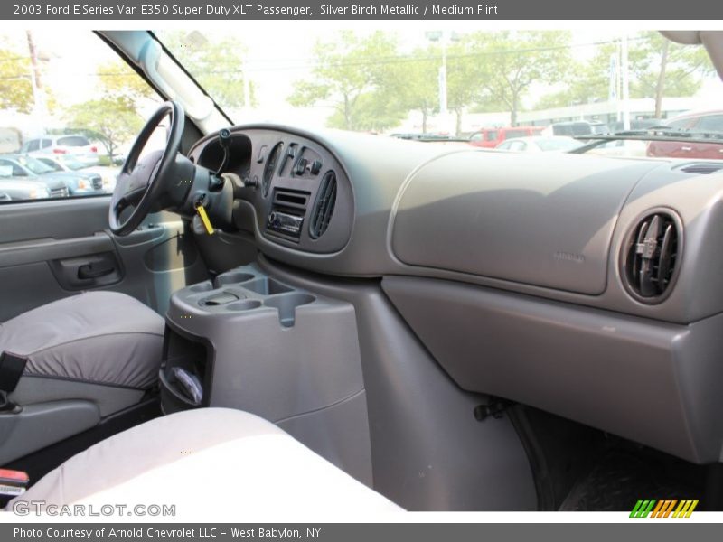 Silver Birch Metallic / Medium Flint 2003 Ford E Series Van E350 Super Duty XLT Passenger