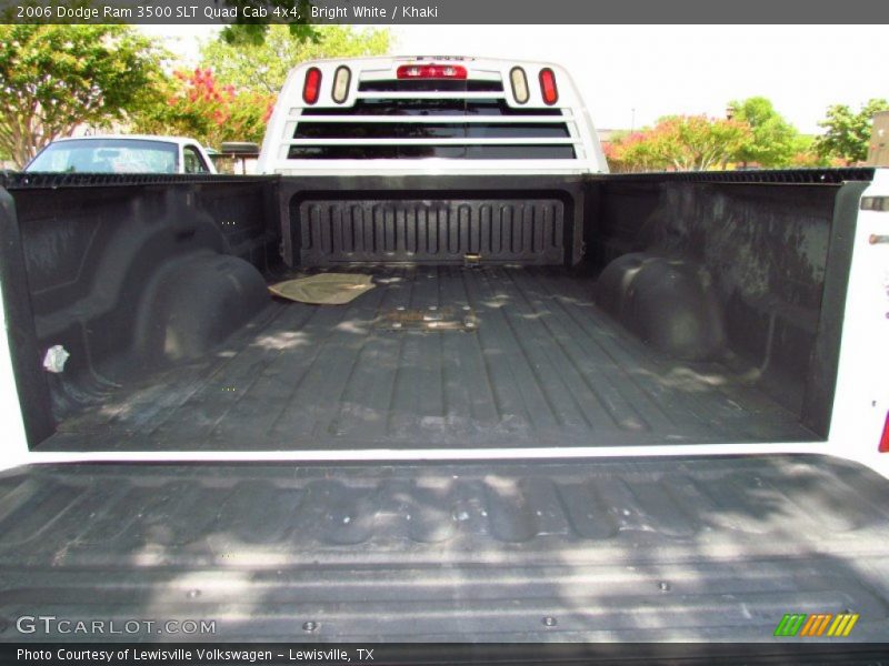 Bright White / Khaki 2006 Dodge Ram 3500 SLT Quad Cab 4x4