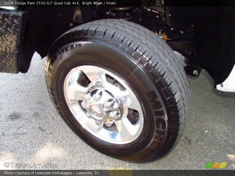 Bright White / Khaki 2006 Dodge Ram 3500 SLT Quad Cab 4x4