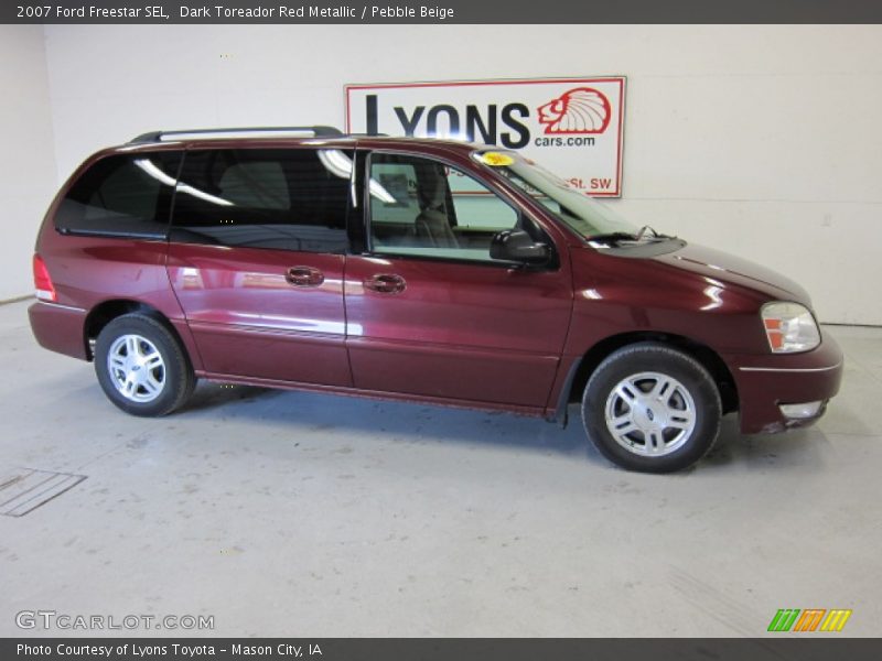 Dark Toreador Red Metallic / Pebble Beige 2007 Ford Freestar SEL