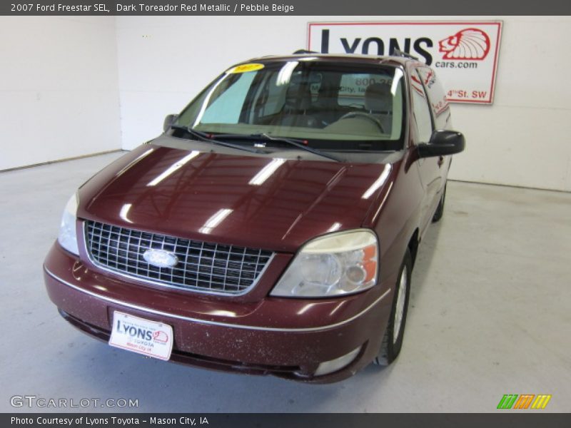 Dark Toreador Red Metallic / Pebble Beige 2007 Ford Freestar SEL