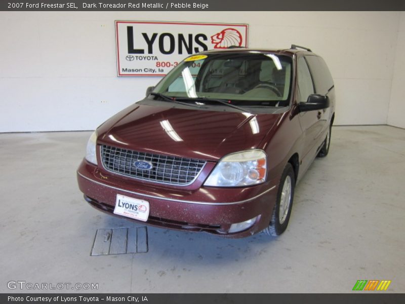 Dark Toreador Red Metallic / Pebble Beige 2007 Ford Freestar SEL