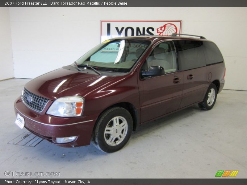 Dark Toreador Red Metallic / Pebble Beige 2007 Ford Freestar SEL