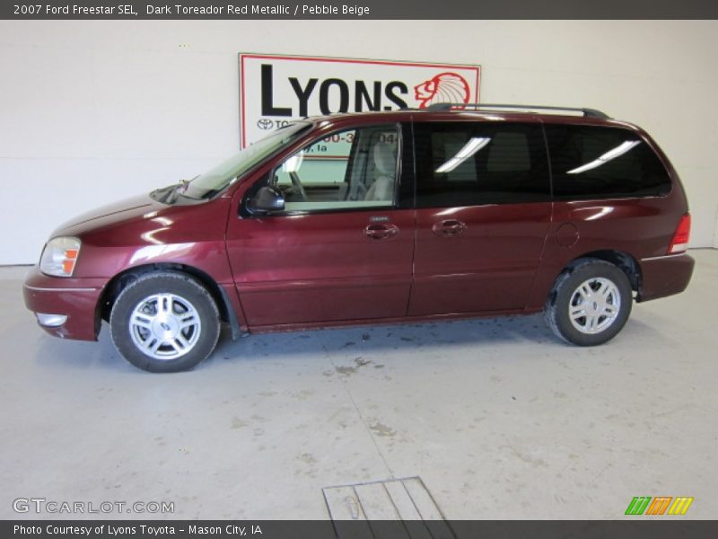 Dark Toreador Red Metallic / Pebble Beige 2007 Ford Freestar SEL