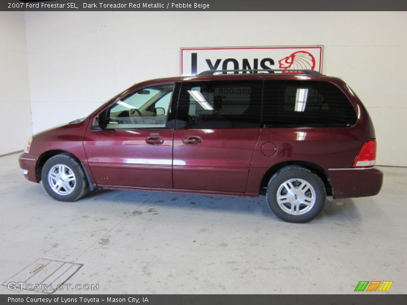 Dark Toreador Red Metallic / Pebble Beige 2007 Ford Freestar SEL