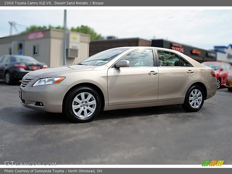 Desert Sand Metallic / Bisque 2009 Toyota Camry XLE V6