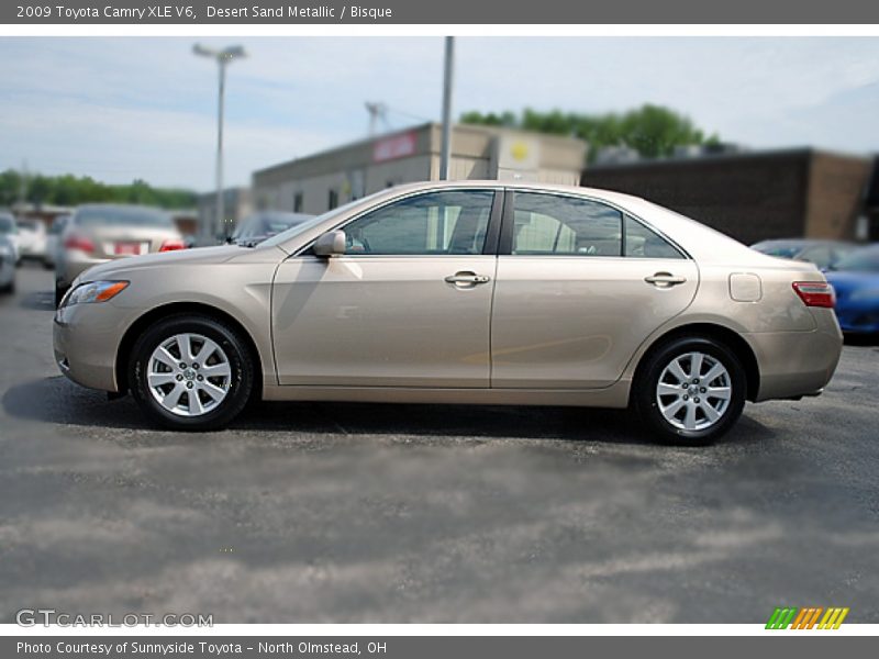 Desert Sand Metallic / Bisque 2009 Toyota Camry XLE V6