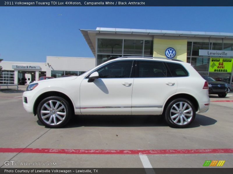 Campanella White / Black Anthracite 2011 Volkswagen Touareg TDI Lux 4XMotion