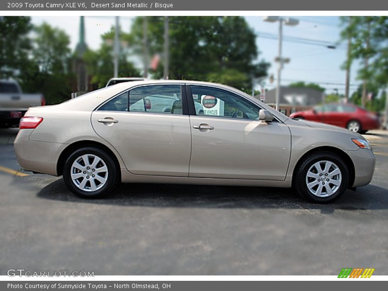 Desert Sand Metallic / Bisque 2009 Toyota Camry XLE V6