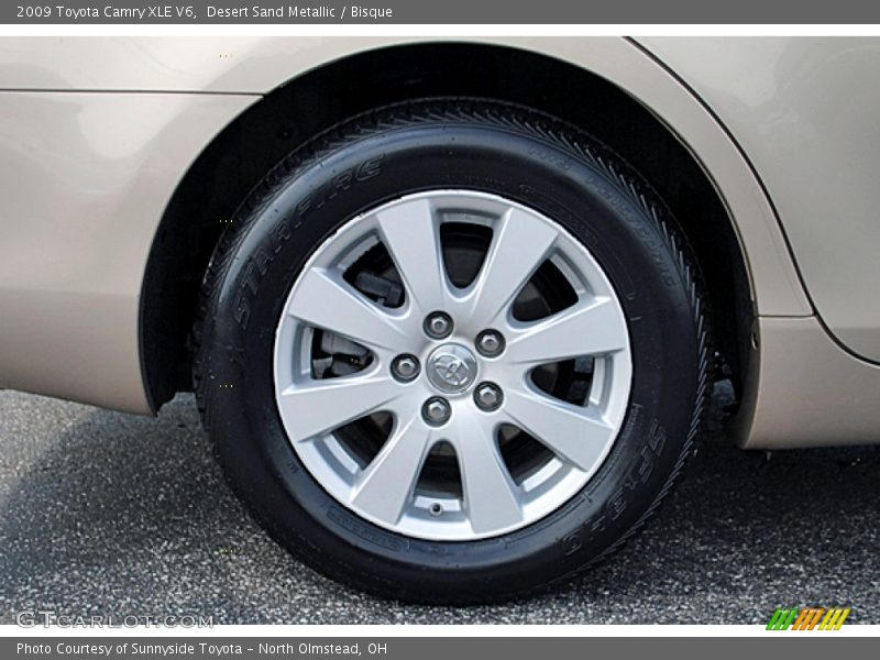 Desert Sand Metallic / Bisque 2009 Toyota Camry XLE V6