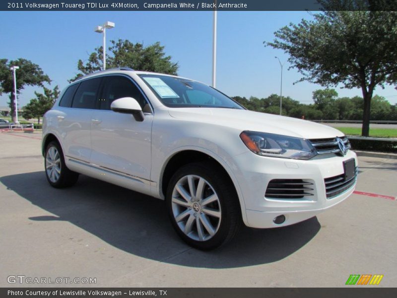 Campanella White / Black Anthracite 2011 Volkswagen Touareg TDI Lux 4XMotion