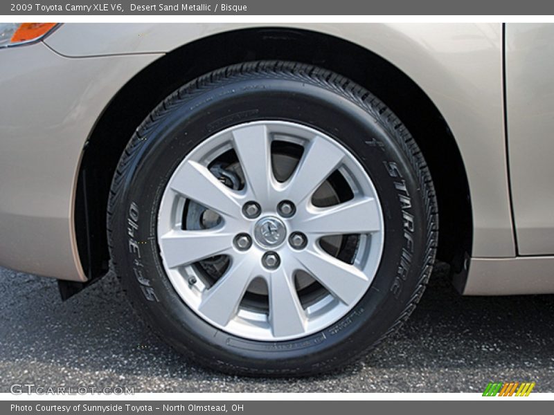 Desert Sand Metallic / Bisque 2009 Toyota Camry XLE V6
