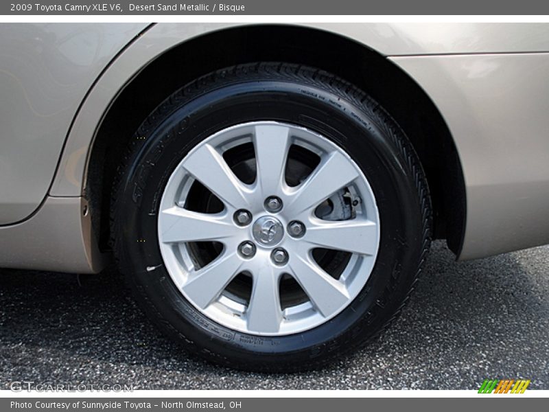 Desert Sand Metallic / Bisque 2009 Toyota Camry XLE V6