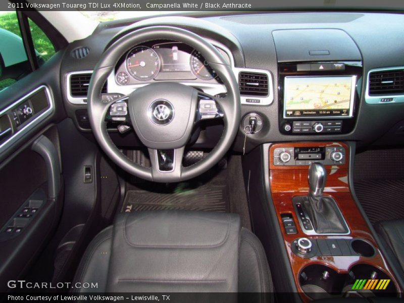 Campanella White / Black Anthracite 2011 Volkswagen Touareg TDI Lux 4XMotion