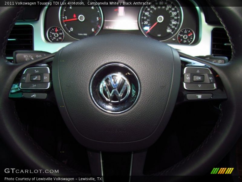 Campanella White / Black Anthracite 2011 Volkswagen Touareg TDI Lux 4XMotion