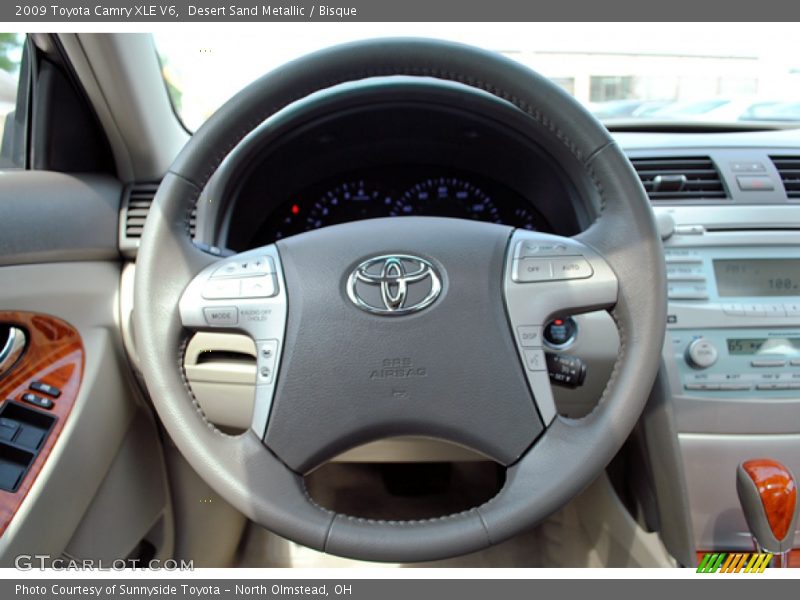 Desert Sand Metallic / Bisque 2009 Toyota Camry XLE V6