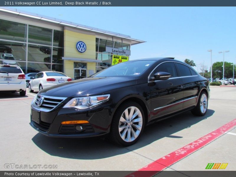 Deep Black Metallic / Black 2011 Volkswagen CC Lux Limited