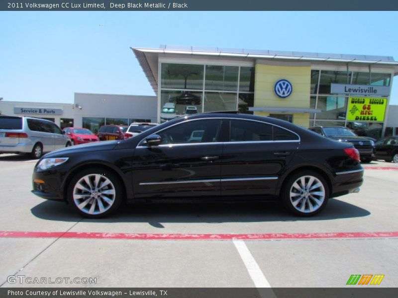 Deep Black Metallic / Black 2011 Volkswagen CC Lux Limited