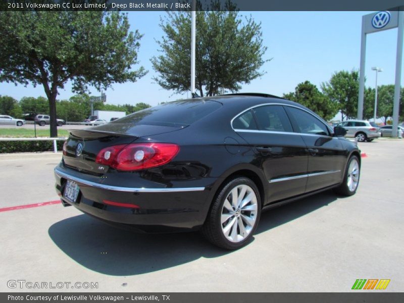 Deep Black Metallic / Black 2011 Volkswagen CC Lux Limited