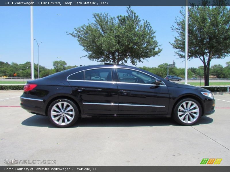 Deep Black Metallic / Black 2011 Volkswagen CC Lux Limited