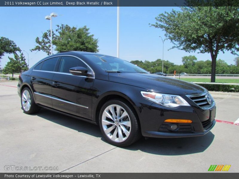 Deep Black Metallic / Black 2011 Volkswagen CC Lux Limited