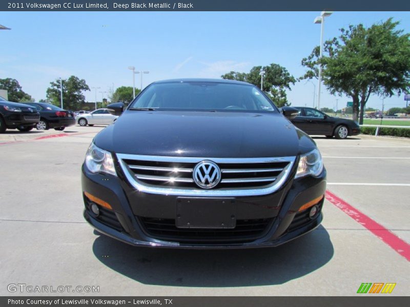 Deep Black Metallic / Black 2011 Volkswagen CC Lux Limited