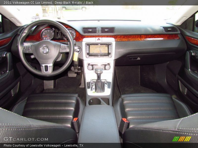 Deep Black Metallic / Black 2011 Volkswagen CC Lux Limited