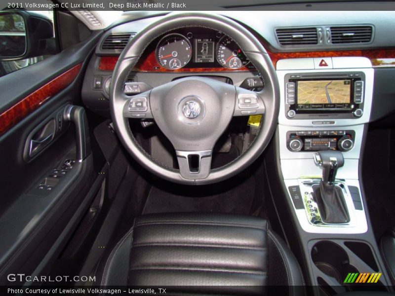 Deep Black Metallic / Black 2011 Volkswagen CC Lux Limited