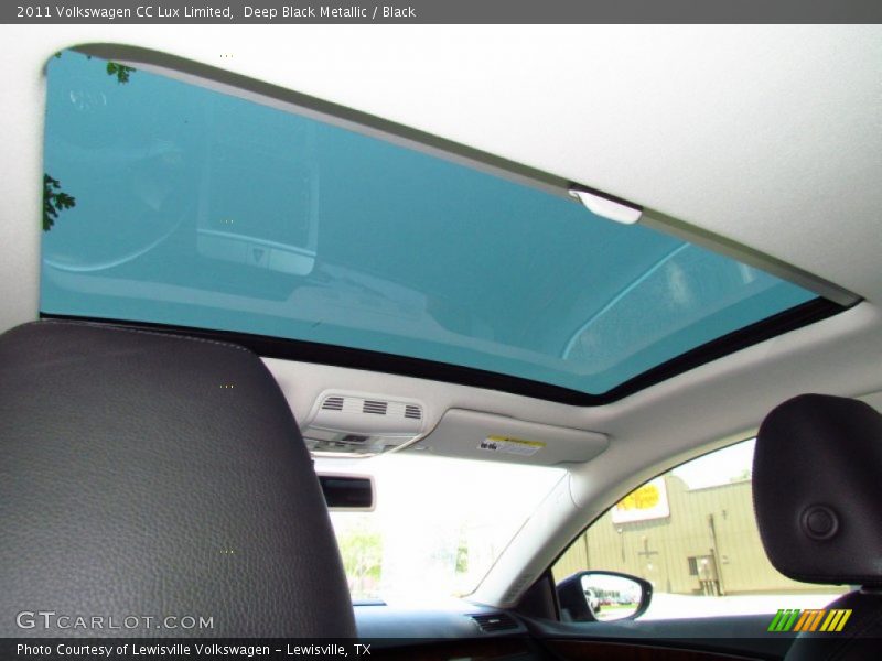 Deep Black Metallic / Black 2011 Volkswagen CC Lux Limited