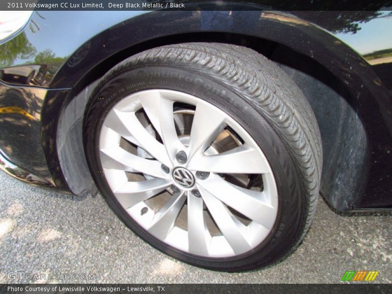 Deep Black Metallic / Black 2011 Volkswagen CC Lux Limited