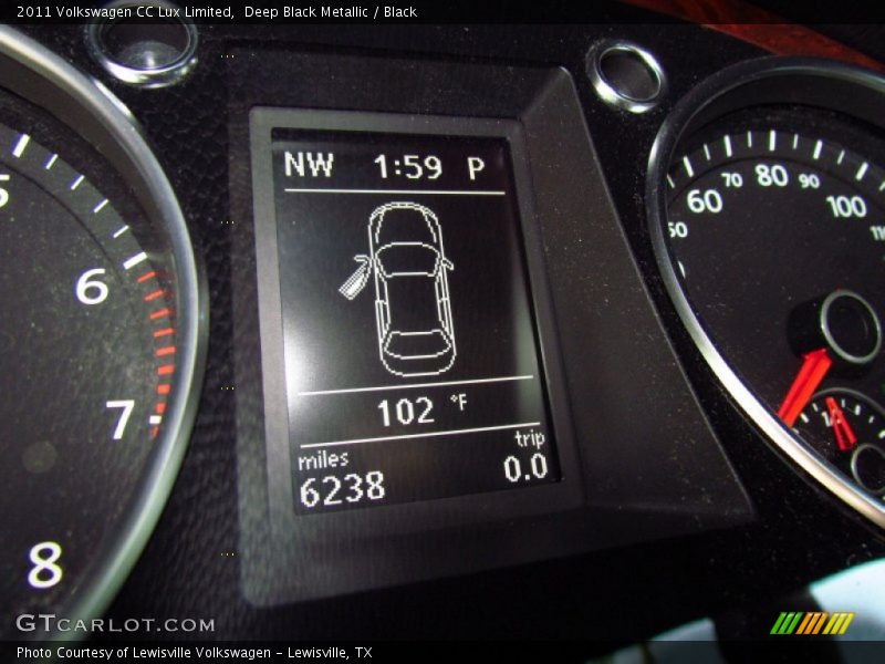 Deep Black Metallic / Black 2011 Volkswagen CC Lux Limited