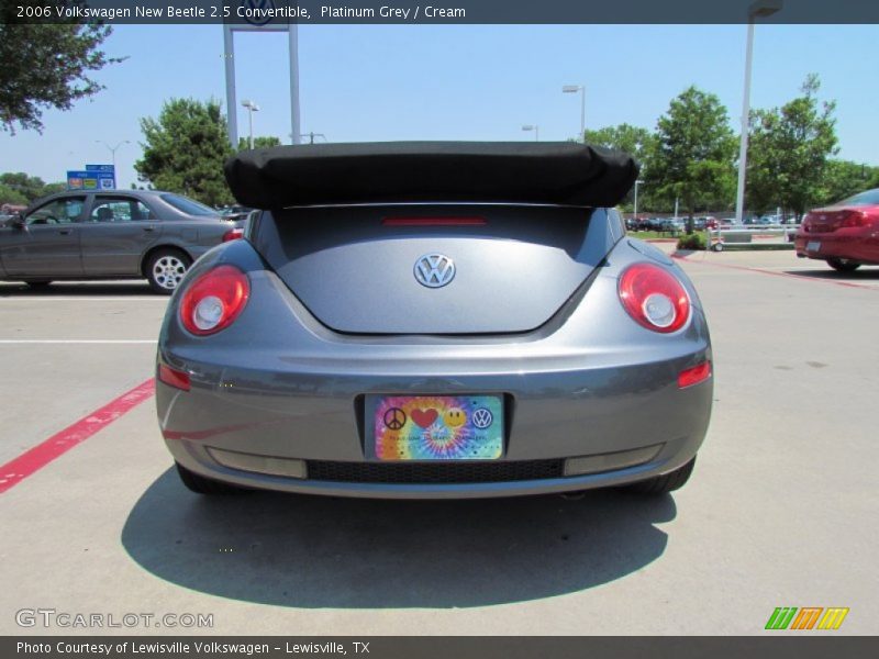 Platinum Grey / Cream 2006 Volkswagen New Beetle 2.5 Convertible