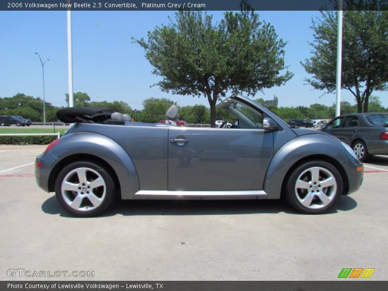 Platinum Grey / Cream 2006 Volkswagen New Beetle 2.5 Convertible
