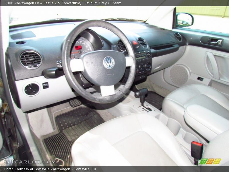 Platinum Grey / Cream 2006 Volkswagen New Beetle 2.5 Convertible