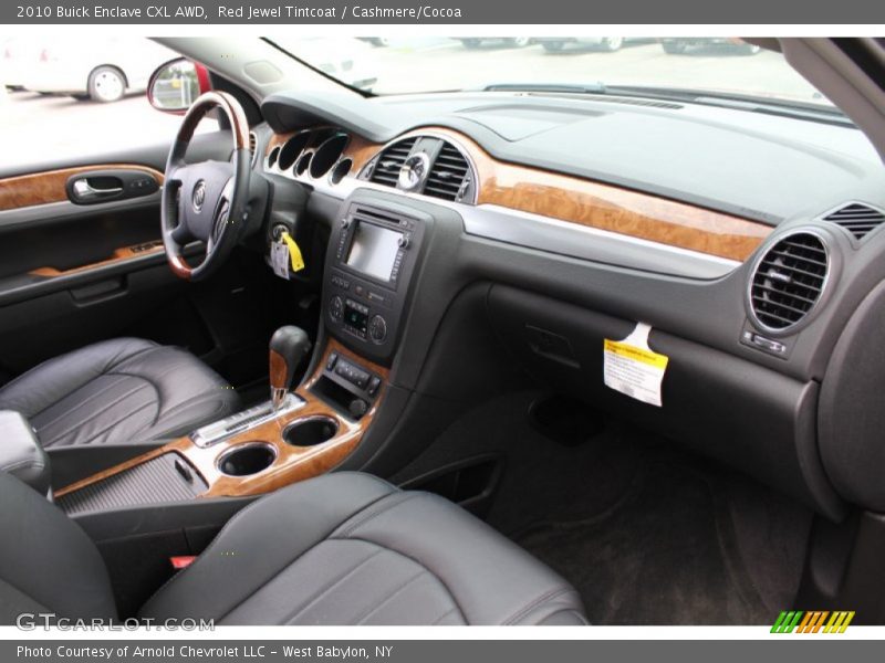 Red Jewel Tintcoat / Cashmere/Cocoa 2010 Buick Enclave CXL AWD