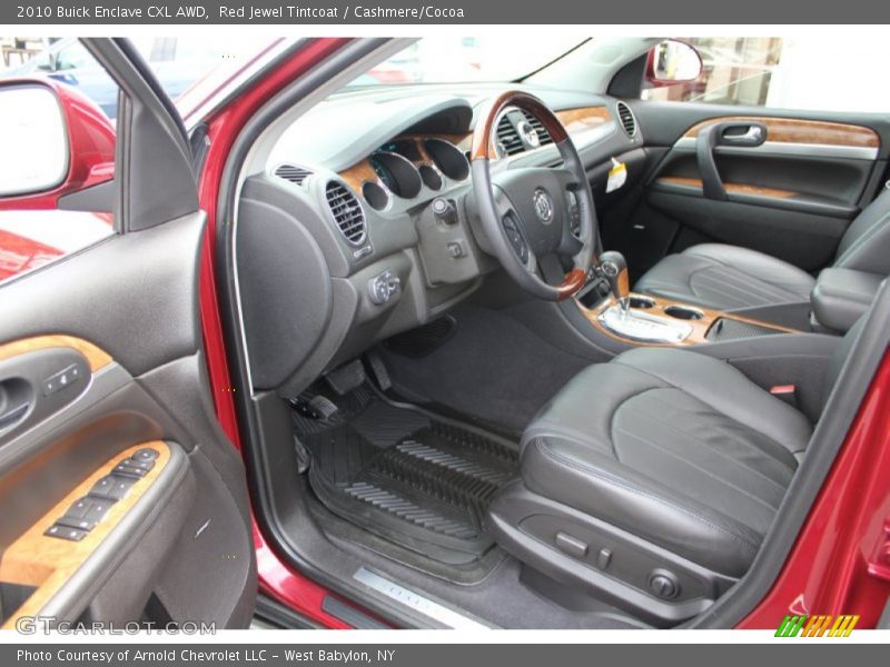 Red Jewel Tintcoat / Cashmere/Cocoa 2010 Buick Enclave CXL AWD