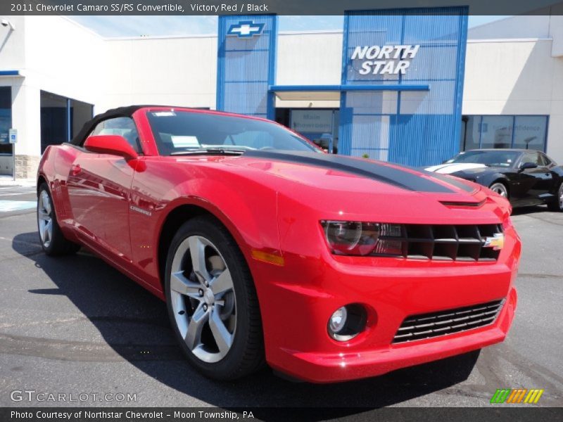 Victory Red / Black 2011 Chevrolet Camaro SS/RS Convertible